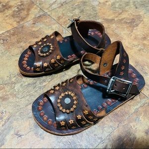 Little Girl Leather Sandals